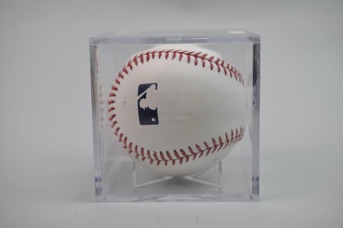 Edgar Martinez Baseball in Blue Ink, photo 7 of 7