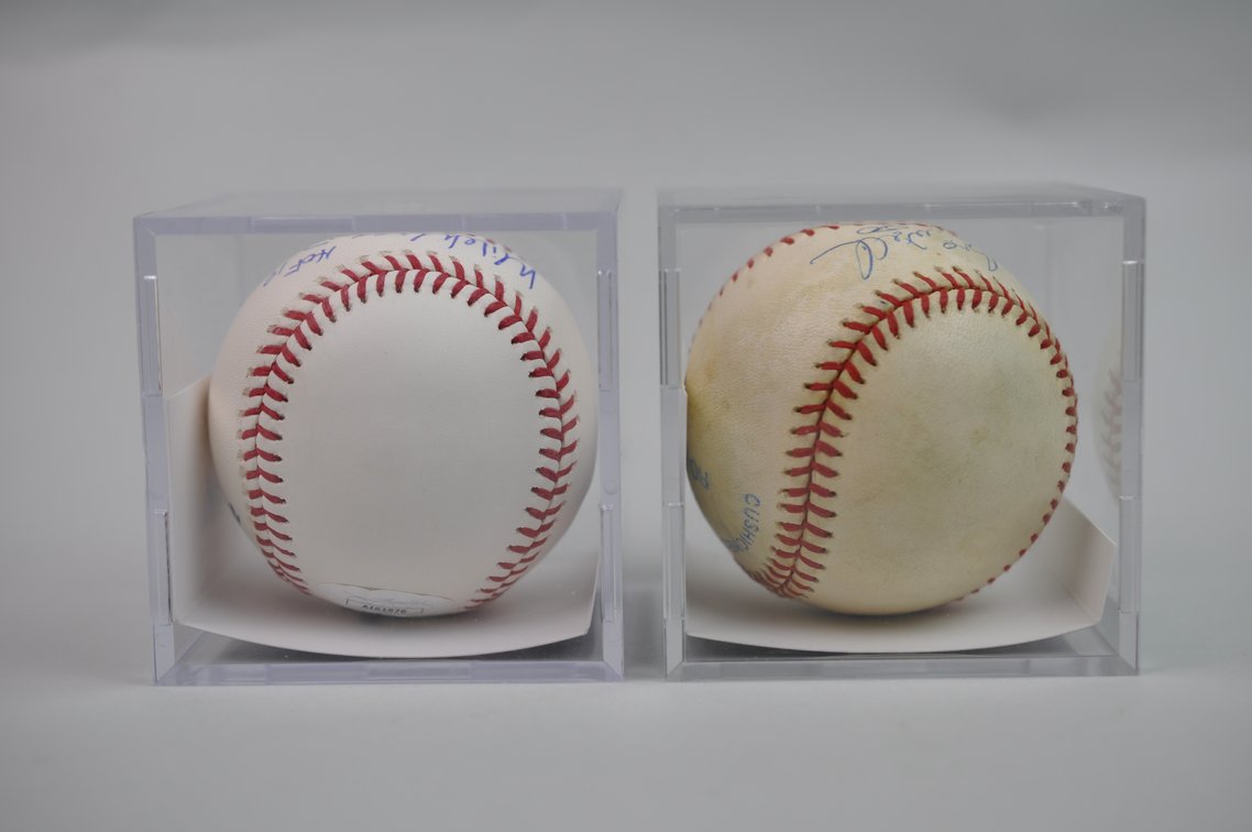 Baseballs Inscribed- Mike Mussina & Bernie Williams, photo 9 of 9
