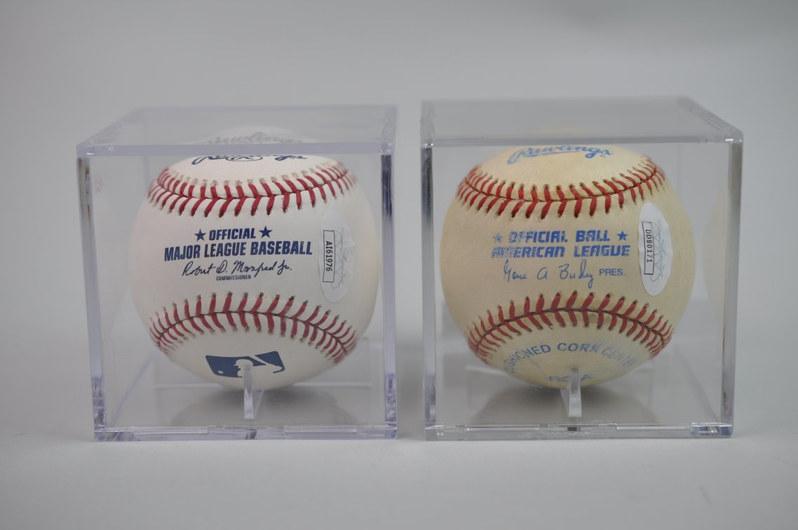 Baseballs Inscribed- Mike Mussina & Bernie Williams, photo 5 of 9