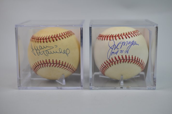 Autographed Baseballs- Joe Morgan & Juan Marichal