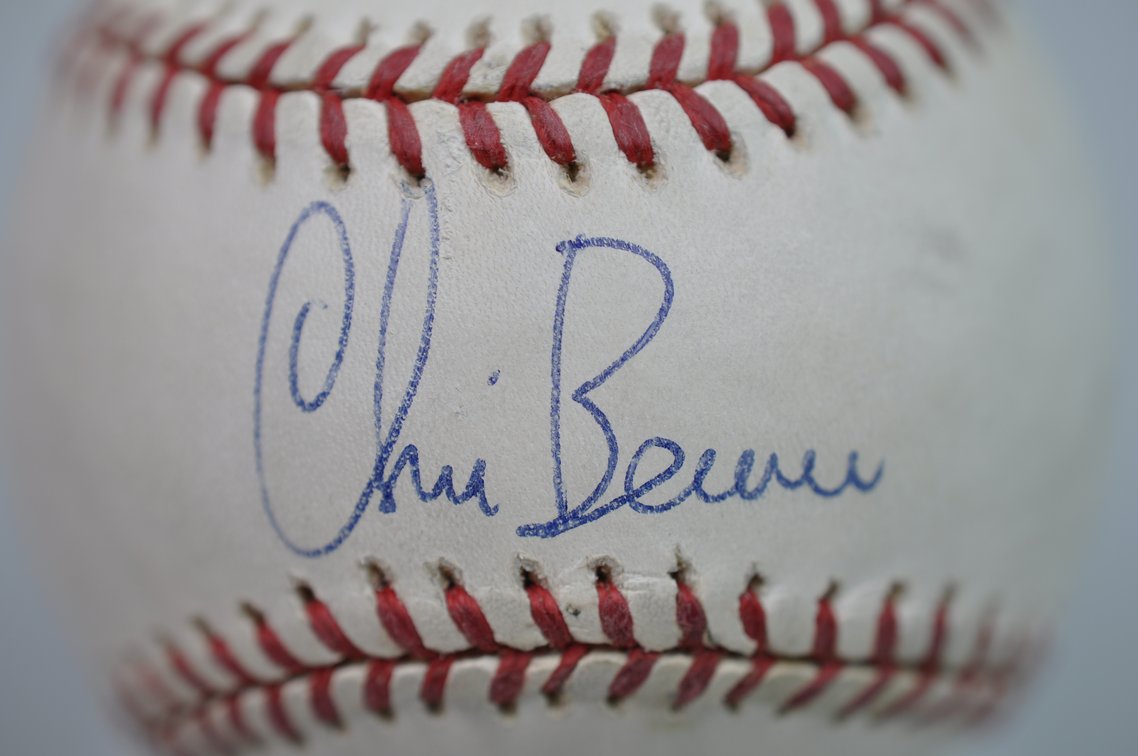 Baseball Signed by ESPN's Chris Berman, photo 2 of 7