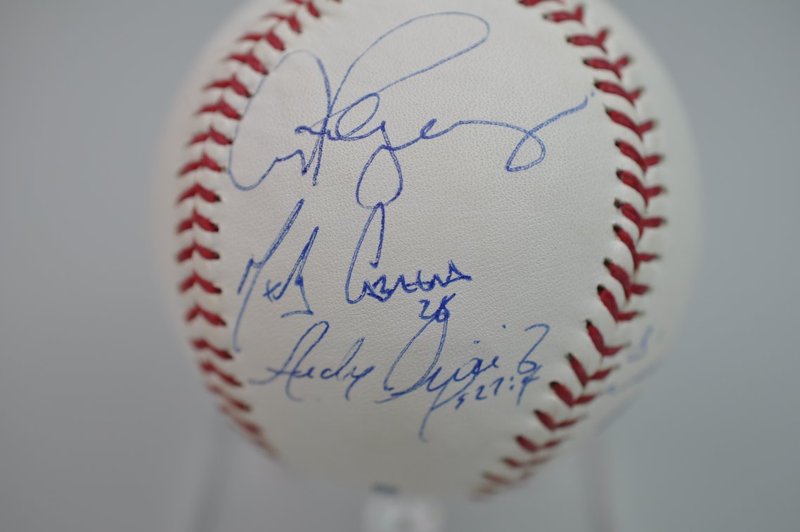 Early 2000s New York Yankees Signed Baseball, photo 2 of 12