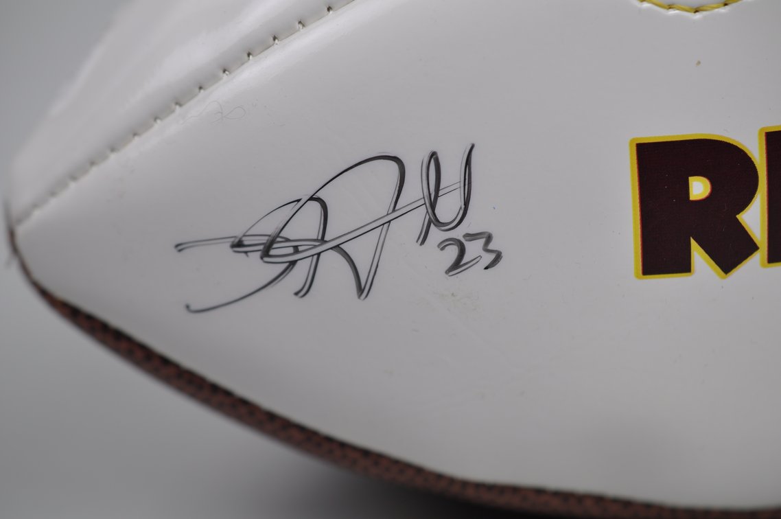 2013 Redskins Training Camp Signed Football, photo 6 of 10