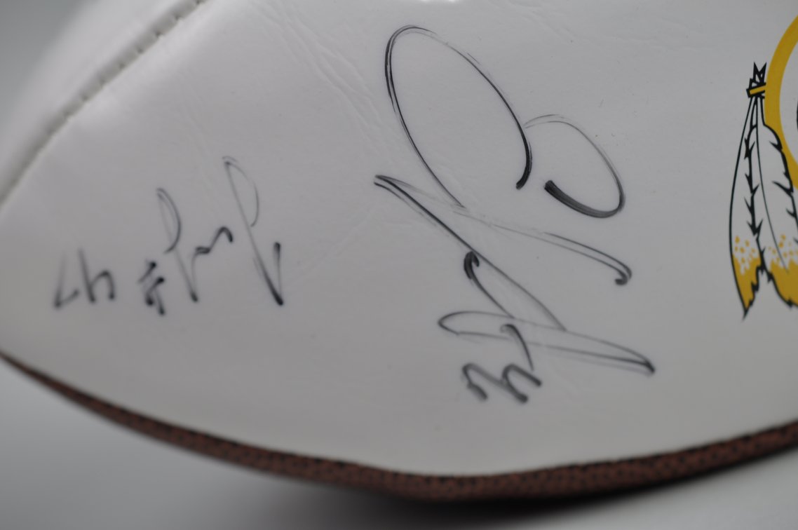 2013 Redskins Training Camp Signed Football, photo 3 of 10