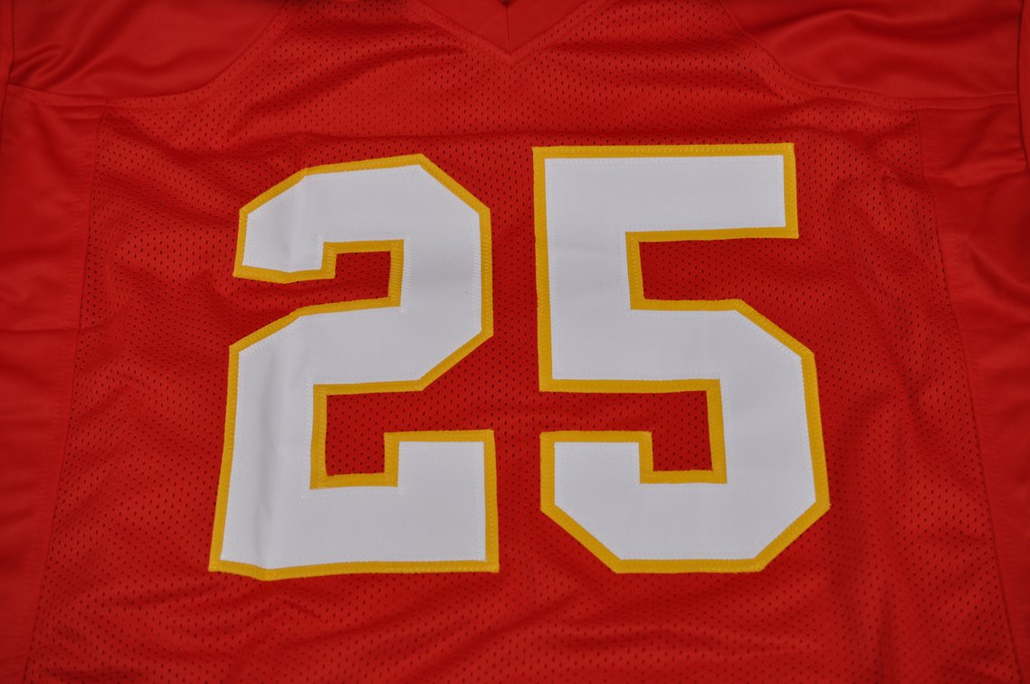 Moon & Edwards-Helaire Signed Football Jerseys, photo 12 of 16