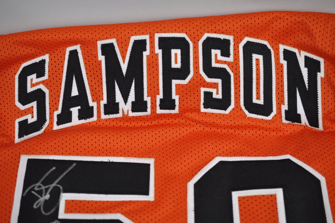 Ralph Sampson Signed Orange Jersey, photo 4 of 7