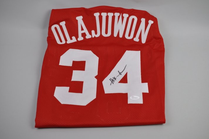 Hakeem Olajuwon Autographed Jersey