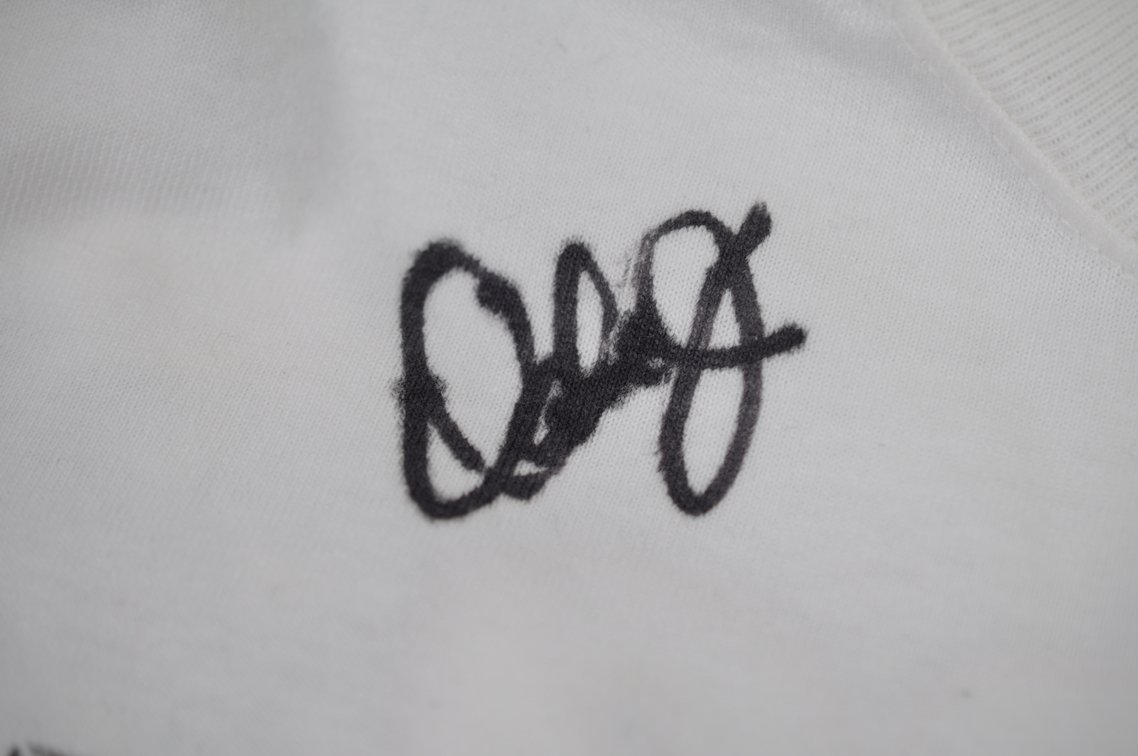 Dale Earnhardt Jr. Autograph on Tony Stewart T-Shirt, photo 3 of 7