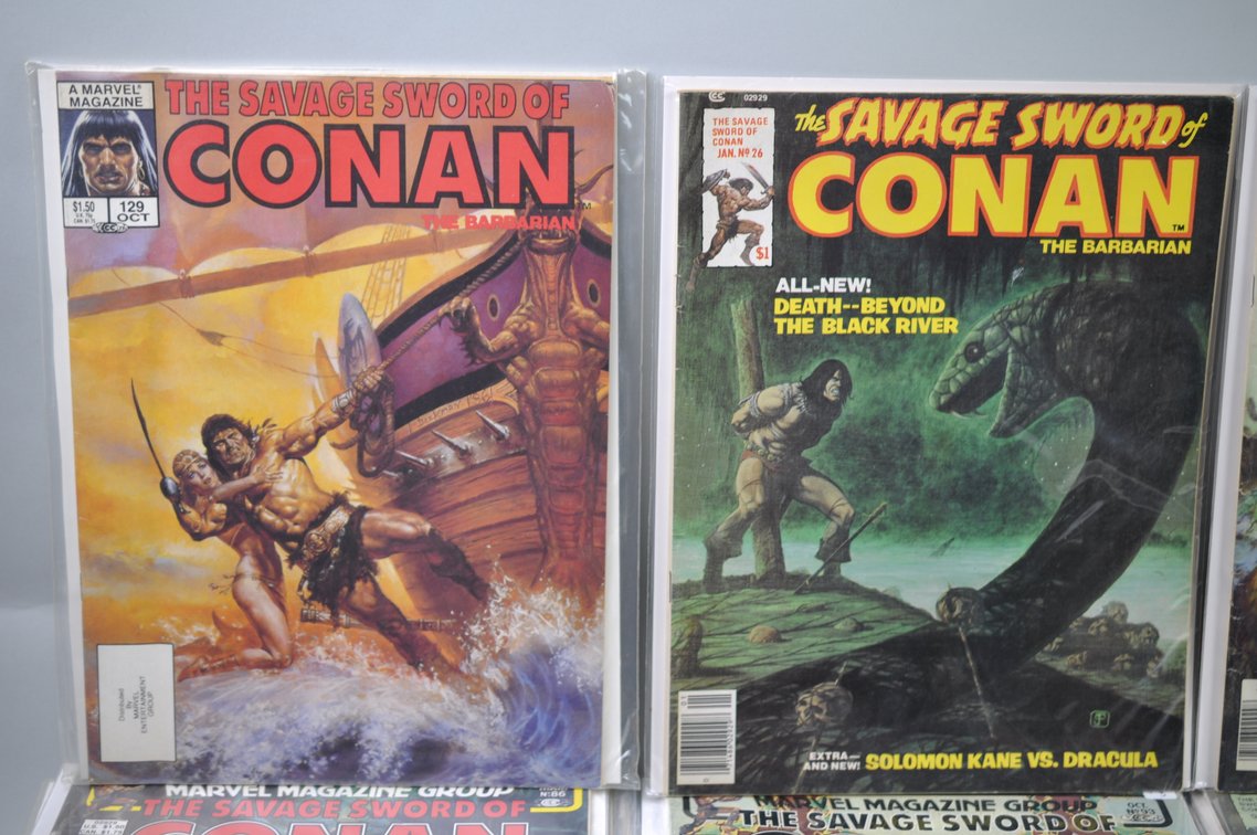 Assortment of the Savage Sword of Conan Comics, photo 2 of 11