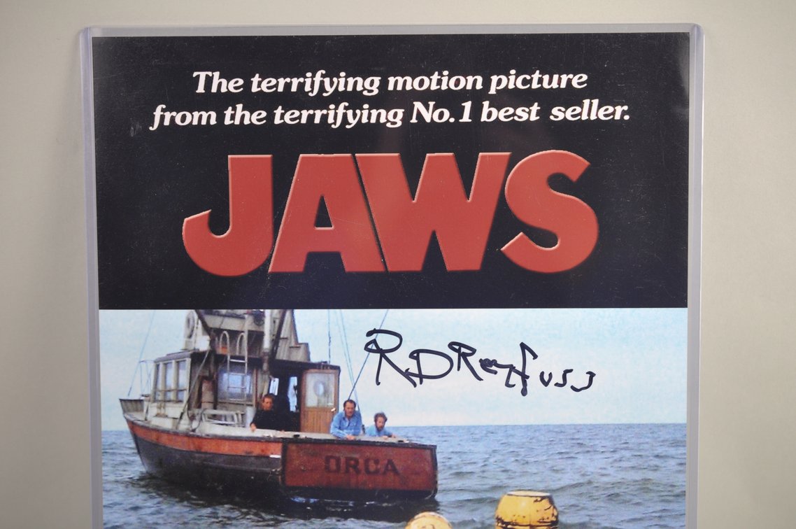 Jaws Poster Signed by Richard Dreyfuss, photo 2 of 5