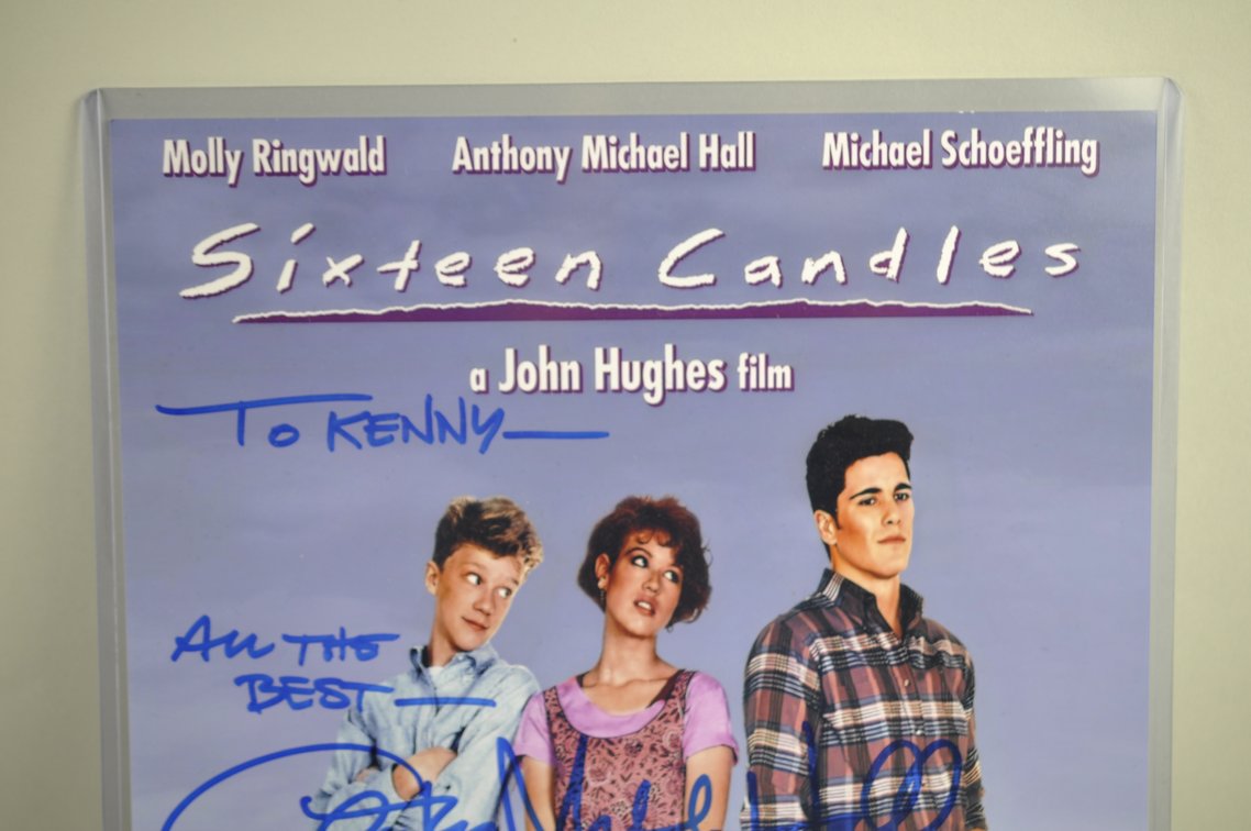 Sixteen Candles Photo Signed by Anthony M. Hall, photo 2 of 5