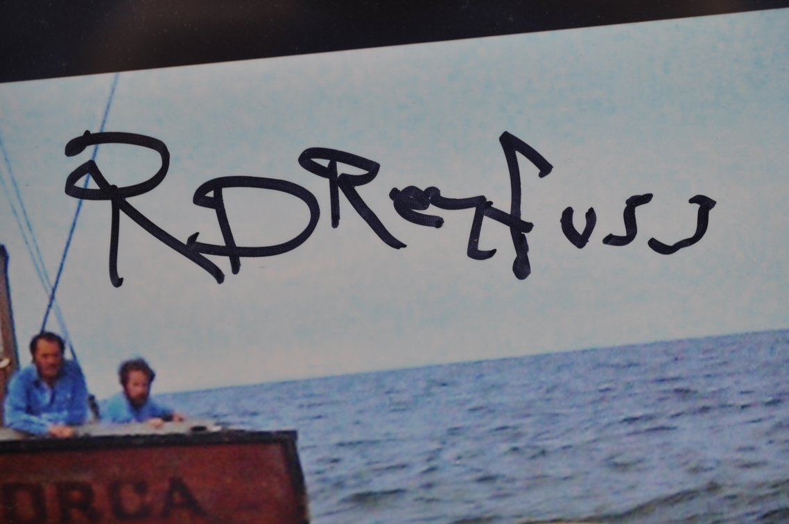 Jaws Poster Signed by Richard Dreyfuss, photo 4 of 5