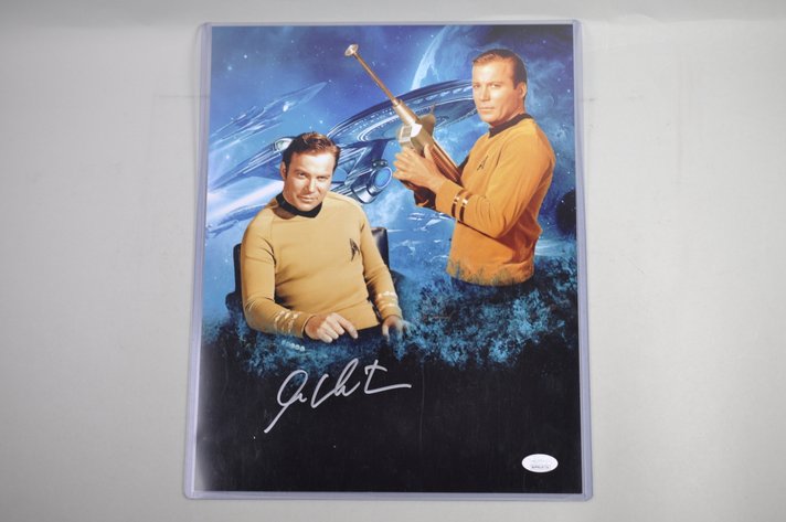 William Shatner Signed Star Trek Photo
