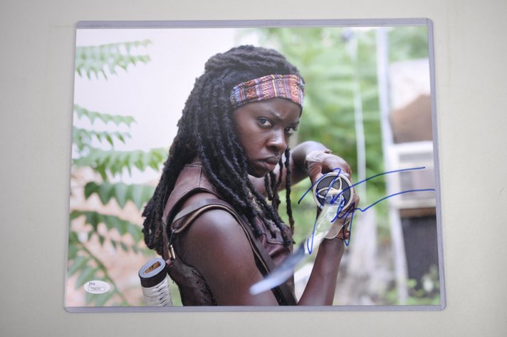 Signed Danai Gurira Walking Dead Photo