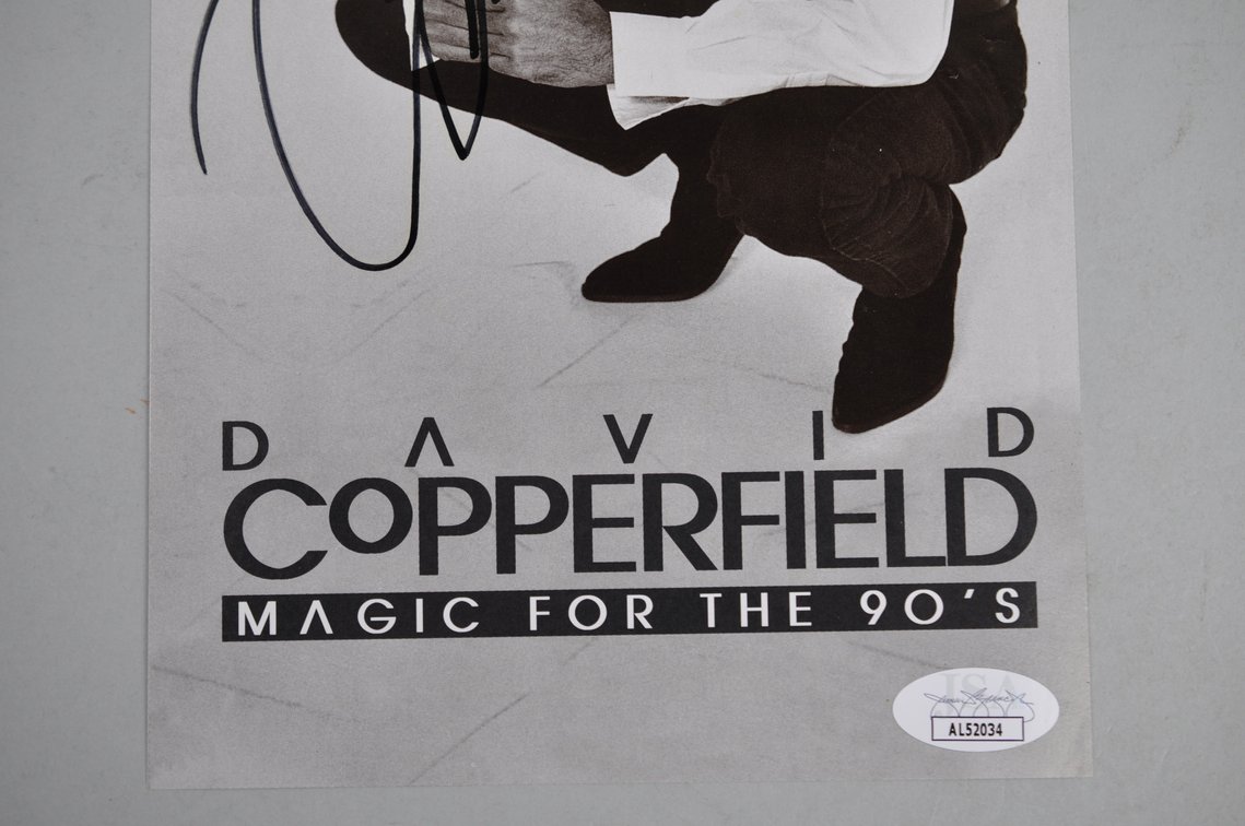 David Copperfield Signed Photo and Music Sheet, photo 8 of 11