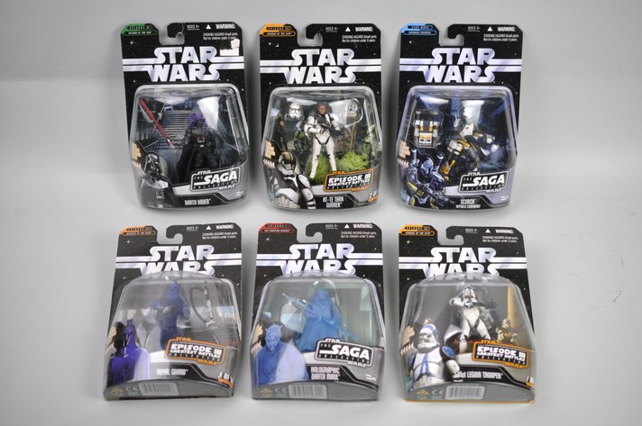 Unopened Star Wars Figures Darth Vader & Troopers