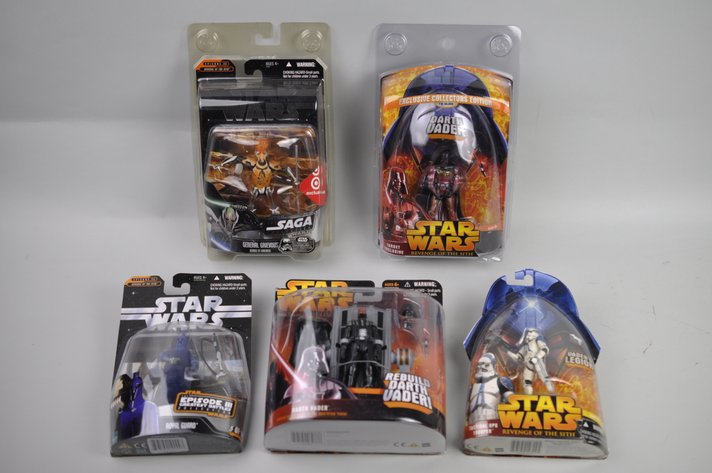 Unopened Star Wars Action Figures w/ Darth Vader