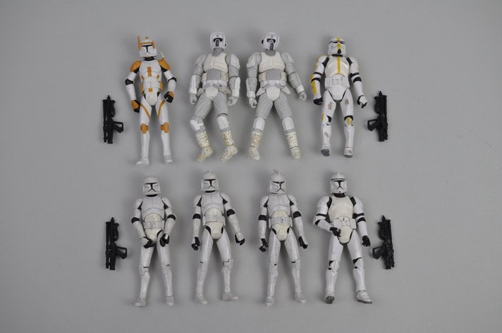 Collection of Star Wars Trooper Figures