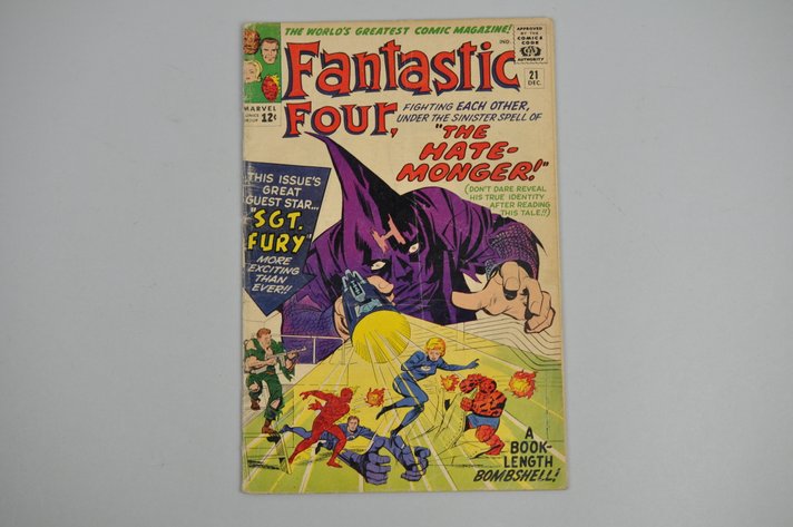 Marvel's Fantastic Four #21 Comic 1963