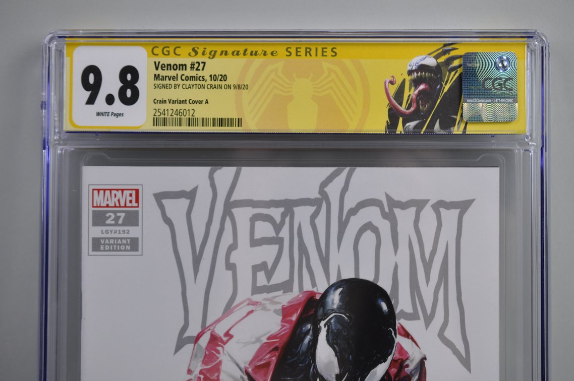 CGC Graded + Signed Marvel's Venom #27 Comic, photo 3 of 4