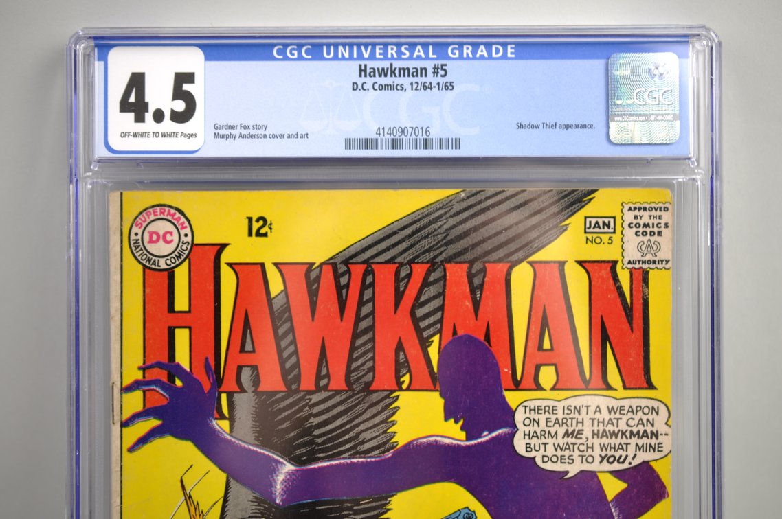 CGC Graded Hawkman #5 Comic, photo 2 of 4