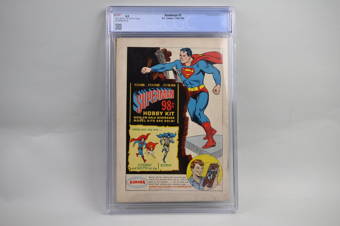 CGC Graded Hawkman #5 Comic, photo 4 of 4