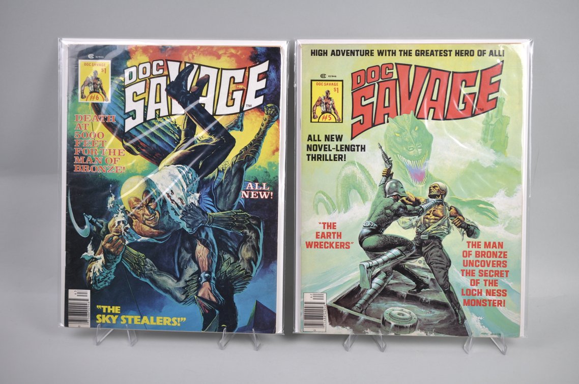 The Man of Bronze: Doc Savage Comic Set, photo 4 of 5