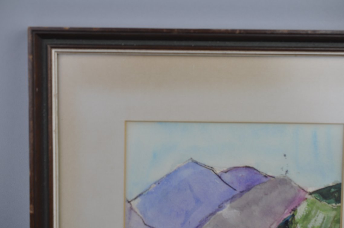 G.T. Rickerson Mountain Oil Painting, photo 3 of 10