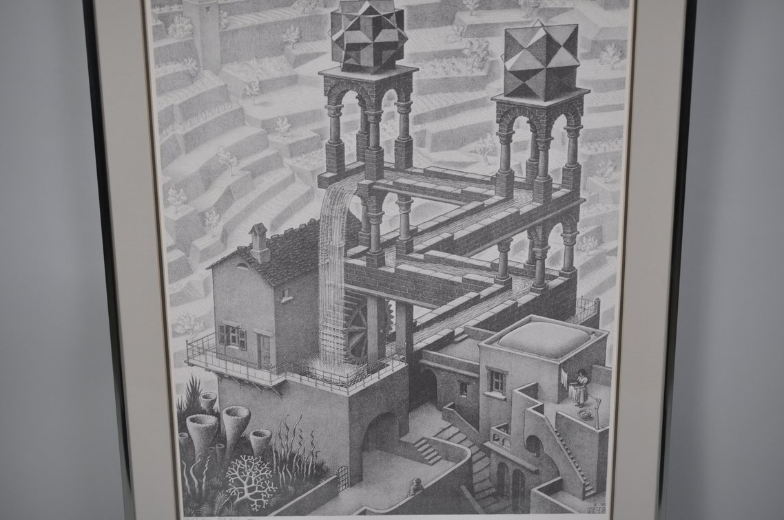Signed M.C. Escher Exhibition Poster Ltd. Edition 93/103, photo 4 of 10