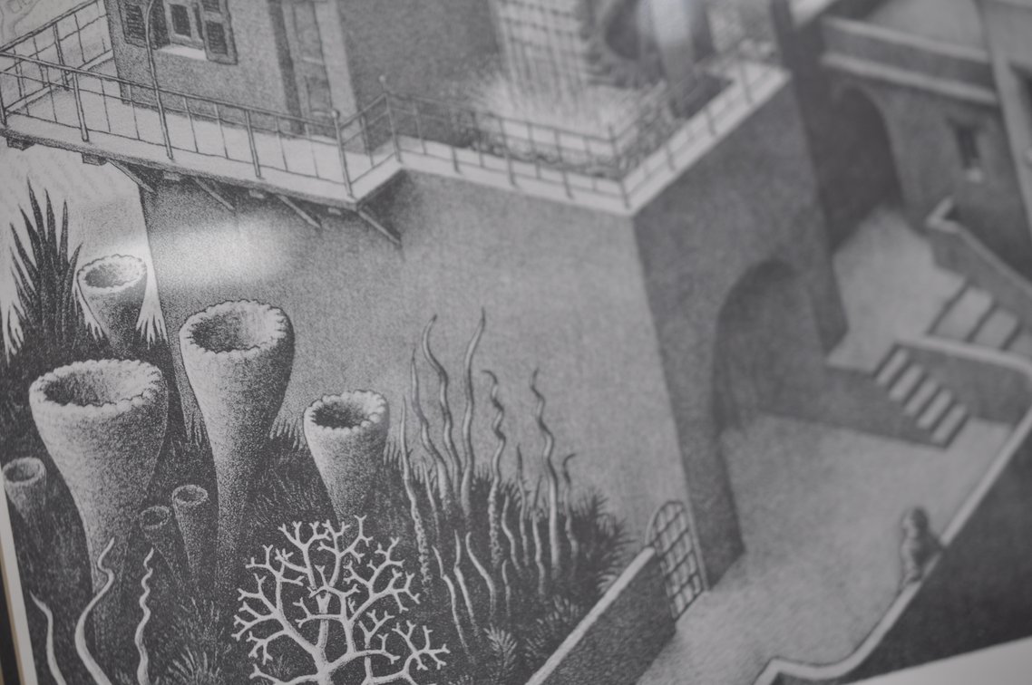 Signed M.C. Escher Exhibition Poster Ltd. Edition 93/103, photo 7 of 10