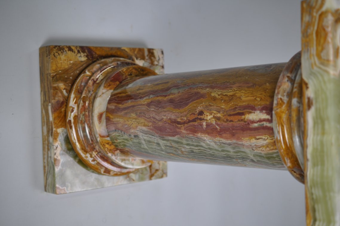 Banded Onyx Pedestal/Pillar, photo 12 of 15