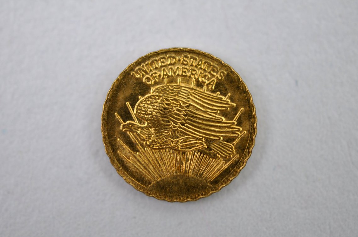 1933 Gold Plated $20 Walking Liberty Copy Coins, photo 2 of 6