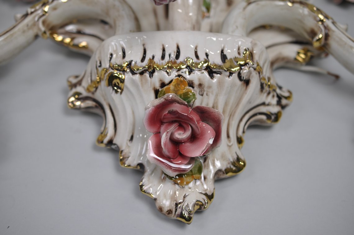 Capodimonte Sconces Five Arm Set, photo 16 of 25