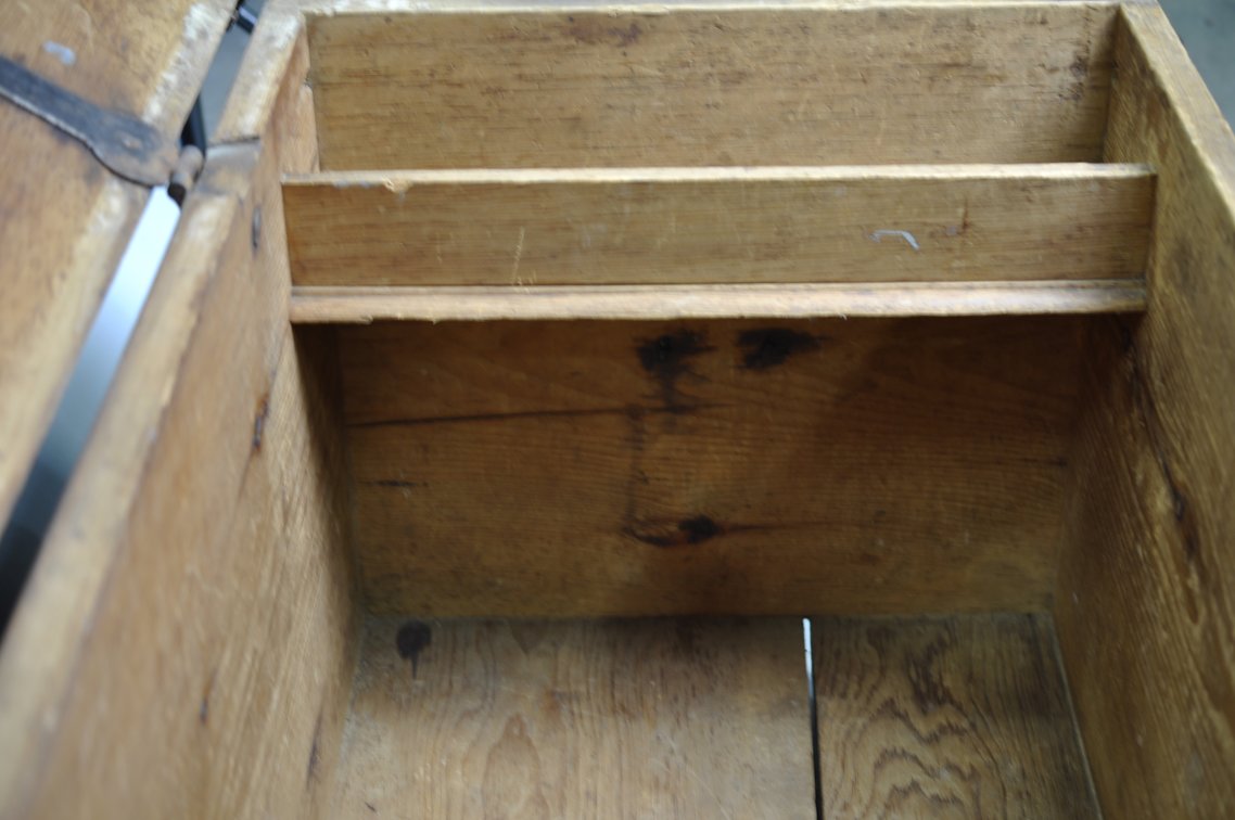 Wooden Blanket Chest with Forged Iron Hinges, photo 21 of 25