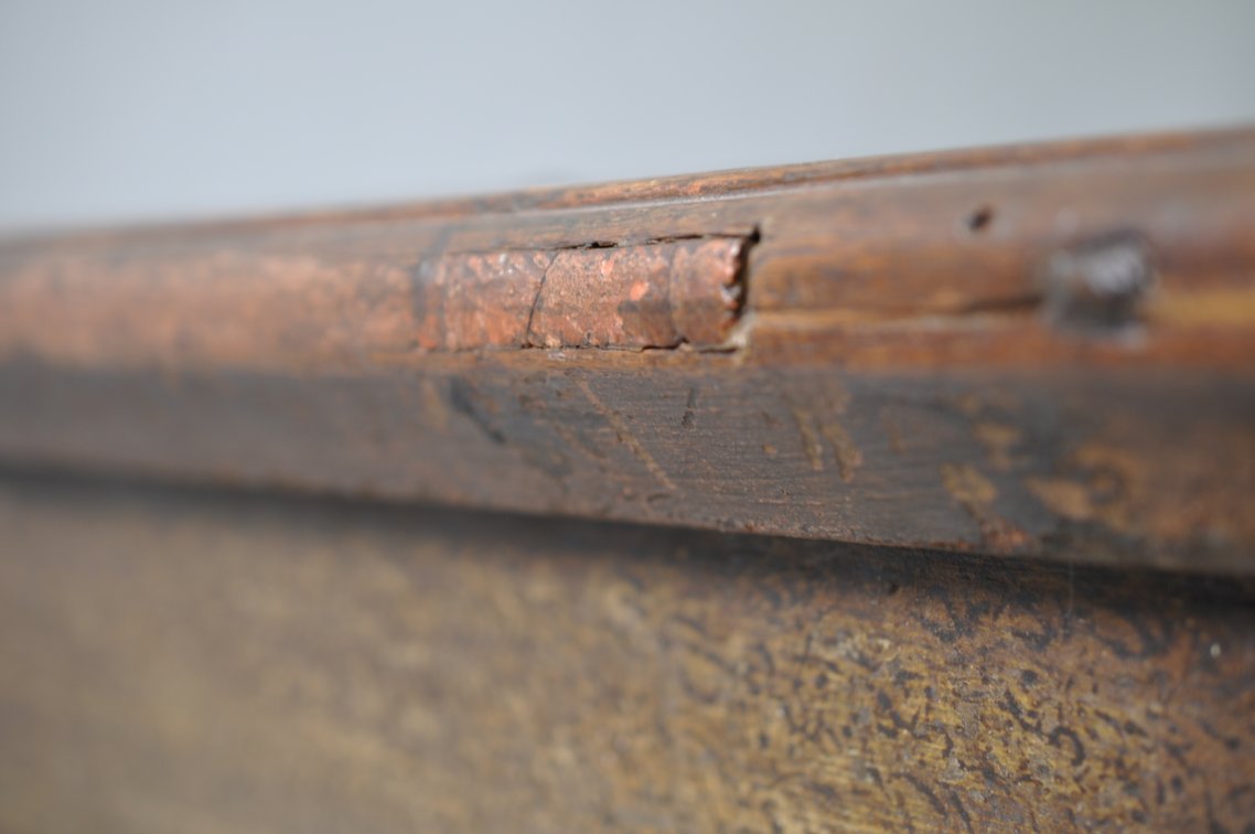 Wooden Blanket Chest with Forged Iron Hinges, photo 10 of 25