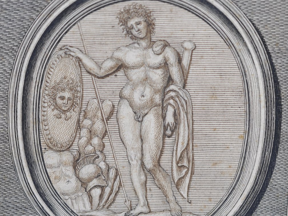 Picart Copperplate Engraving of Perseus, photo 5 of 7