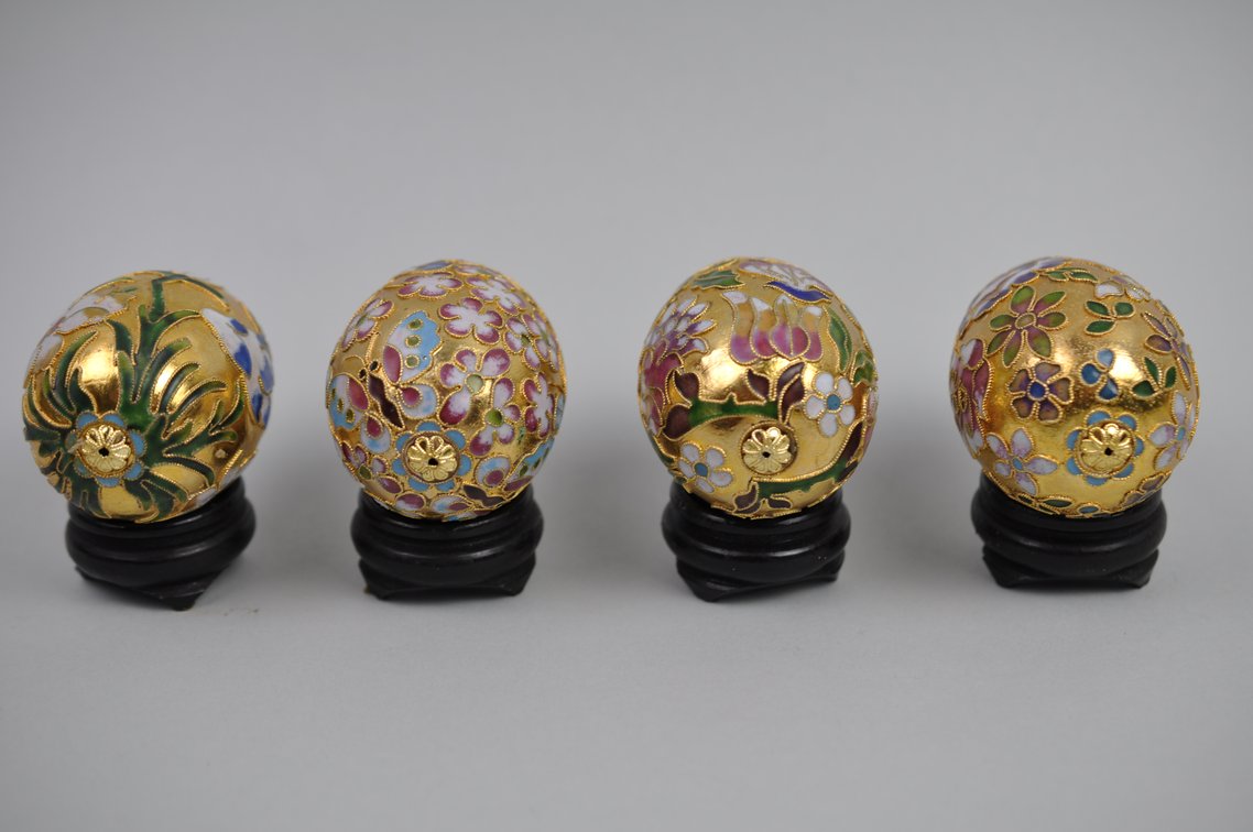Cloisonne Eggs, Box Ornaments, and Knick Knacks, photo 3 of 10