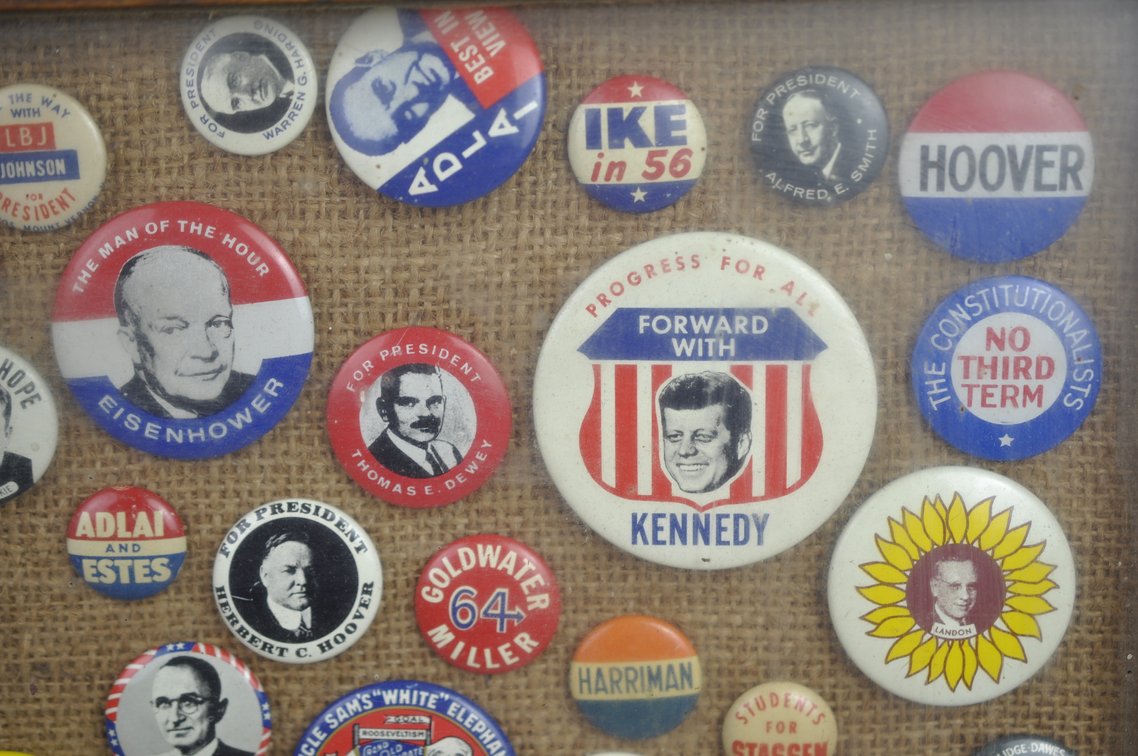 Political Campaign Button Display, photo 9 of 14
