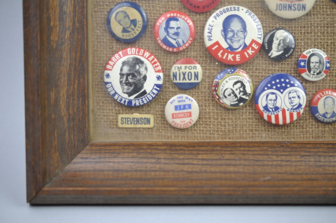 Political Campaign Button Display, photo 4 of 14