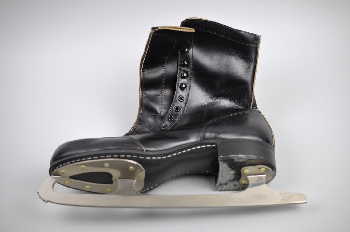 Black Leather Figure Skates Sears 1963, photo 8 of 12