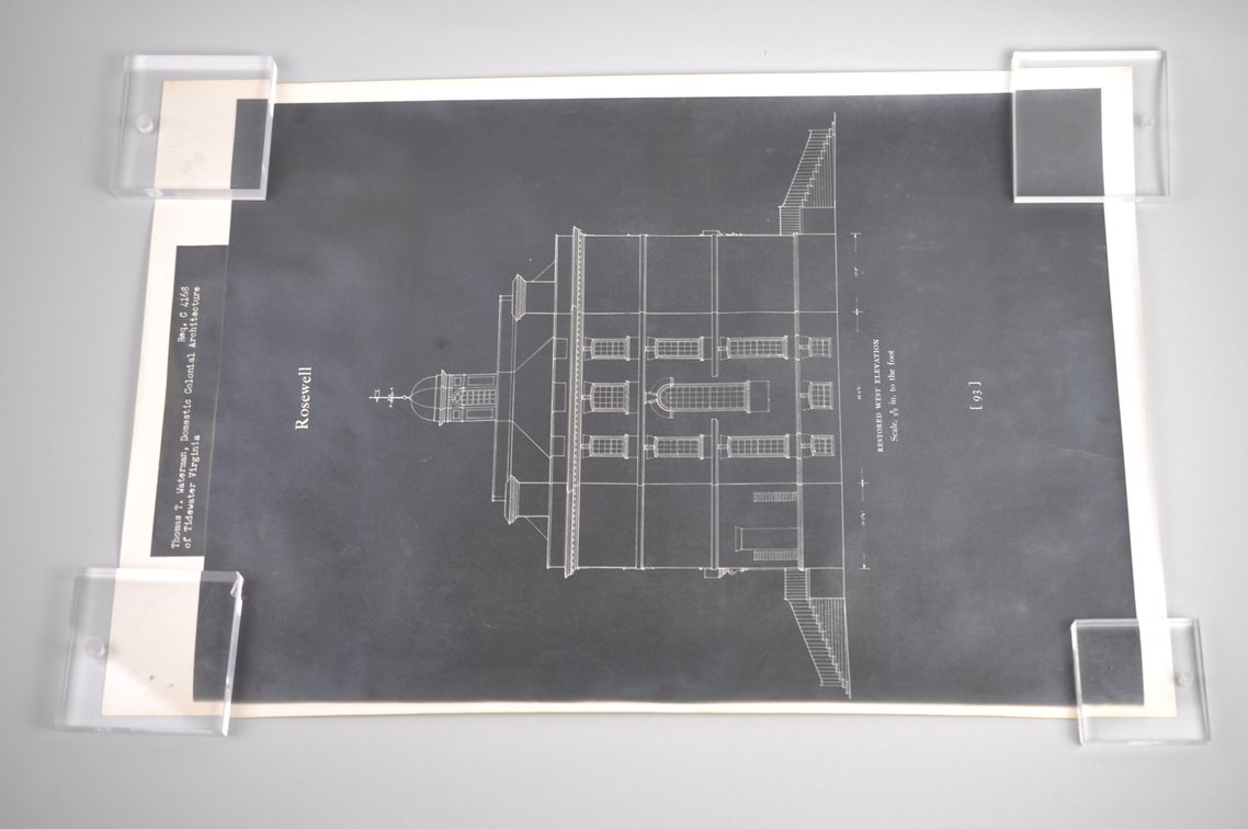 Virginia's Roswell Plantation Blueprints and Photos, photo 13 of 16