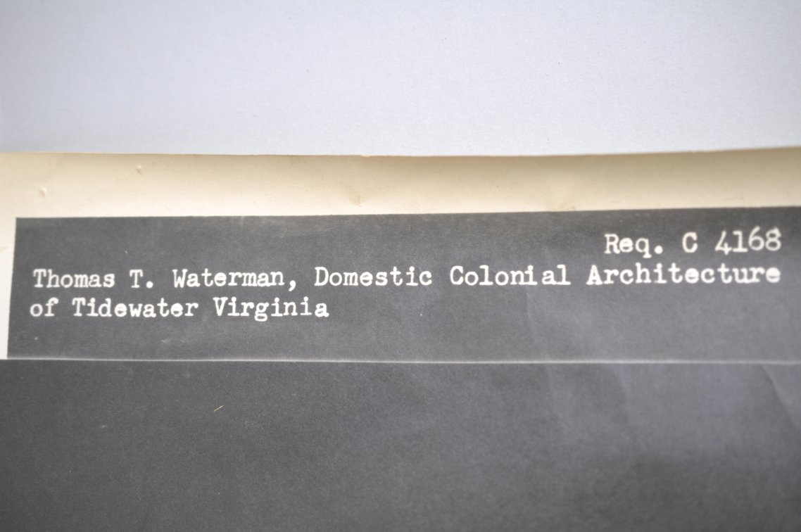 Virginia's Roswell Plantation Blueprints and Photos, photo 5 of 16