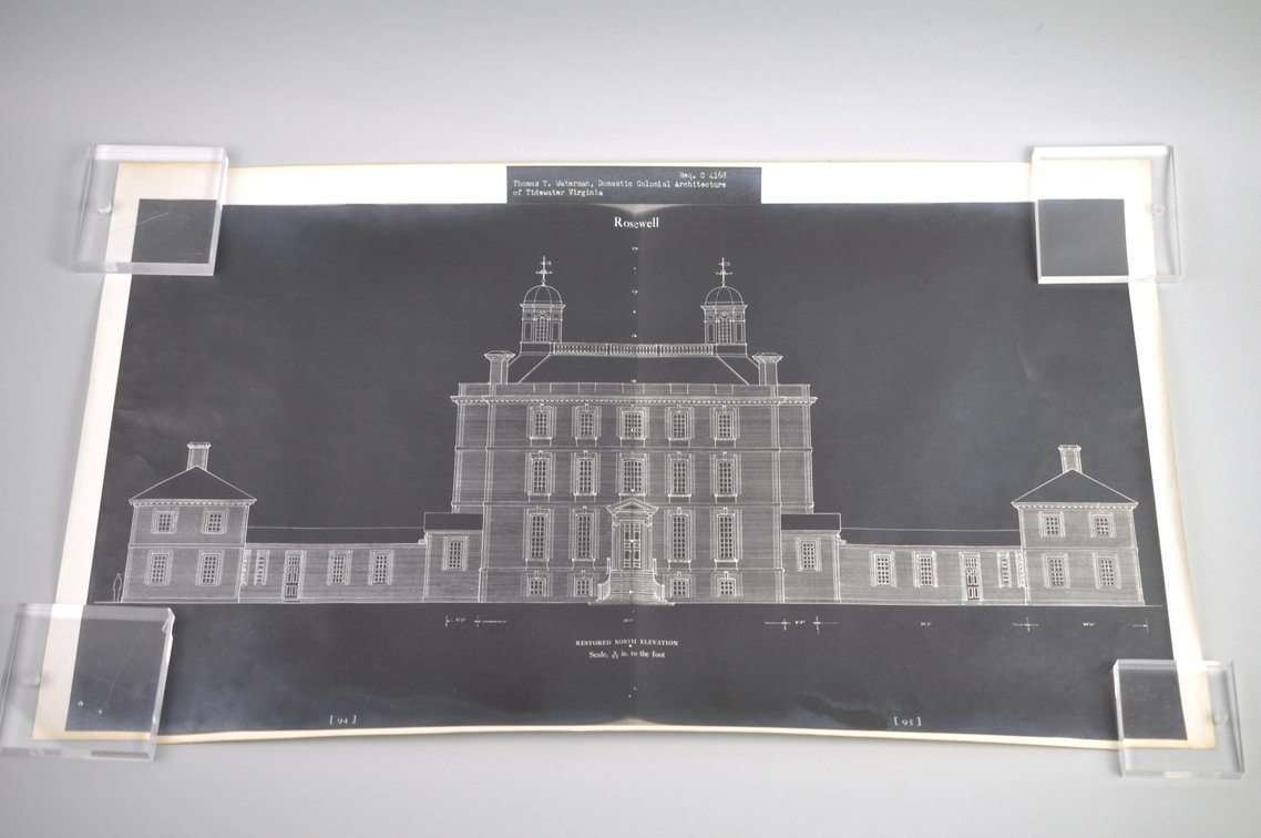 Virginia's Roswell Plantation Blueprints and Photos, photo 9 of 16