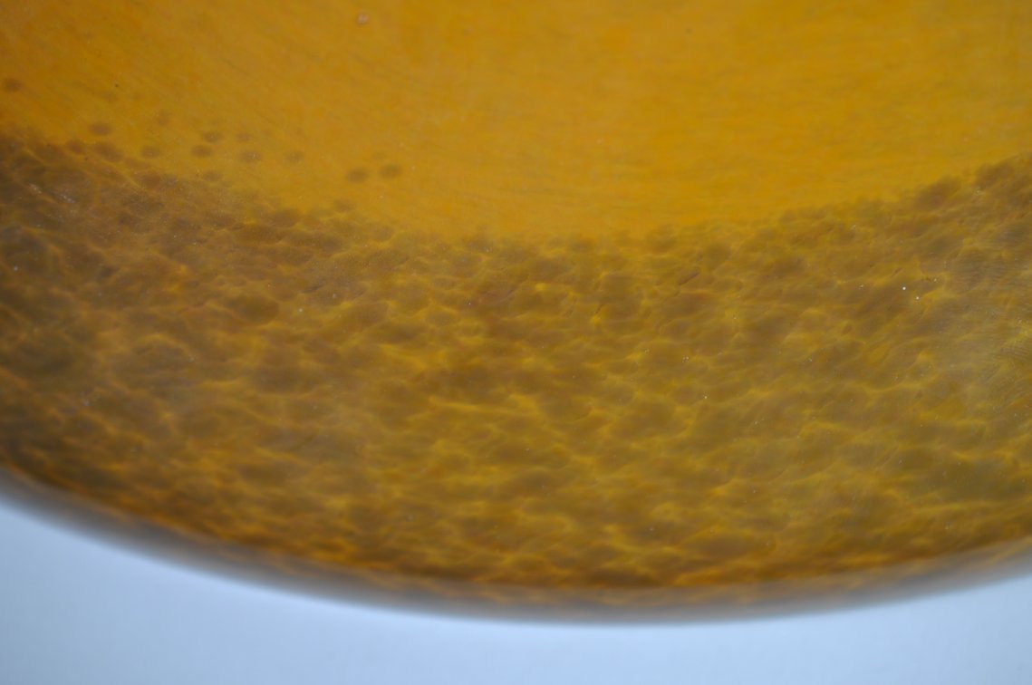 Art Deco Iron Floor Lamps w/ Orange Glass, photo 15 of 34