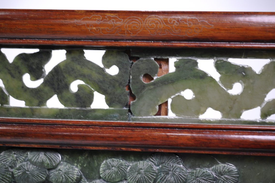 Jade Table Screens w/ Wood Frames, photo 16 of 32