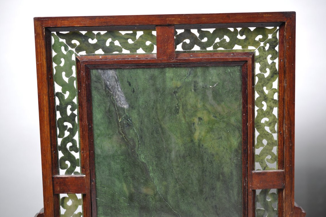 Jade Table Screens w/ Wood Frames, photo 25 of 32