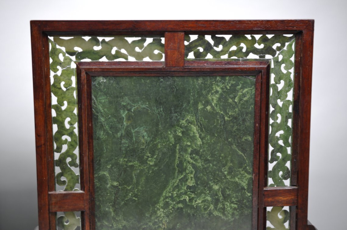 Jade Table Screens w/ Wood Frames, photo 27 of 32