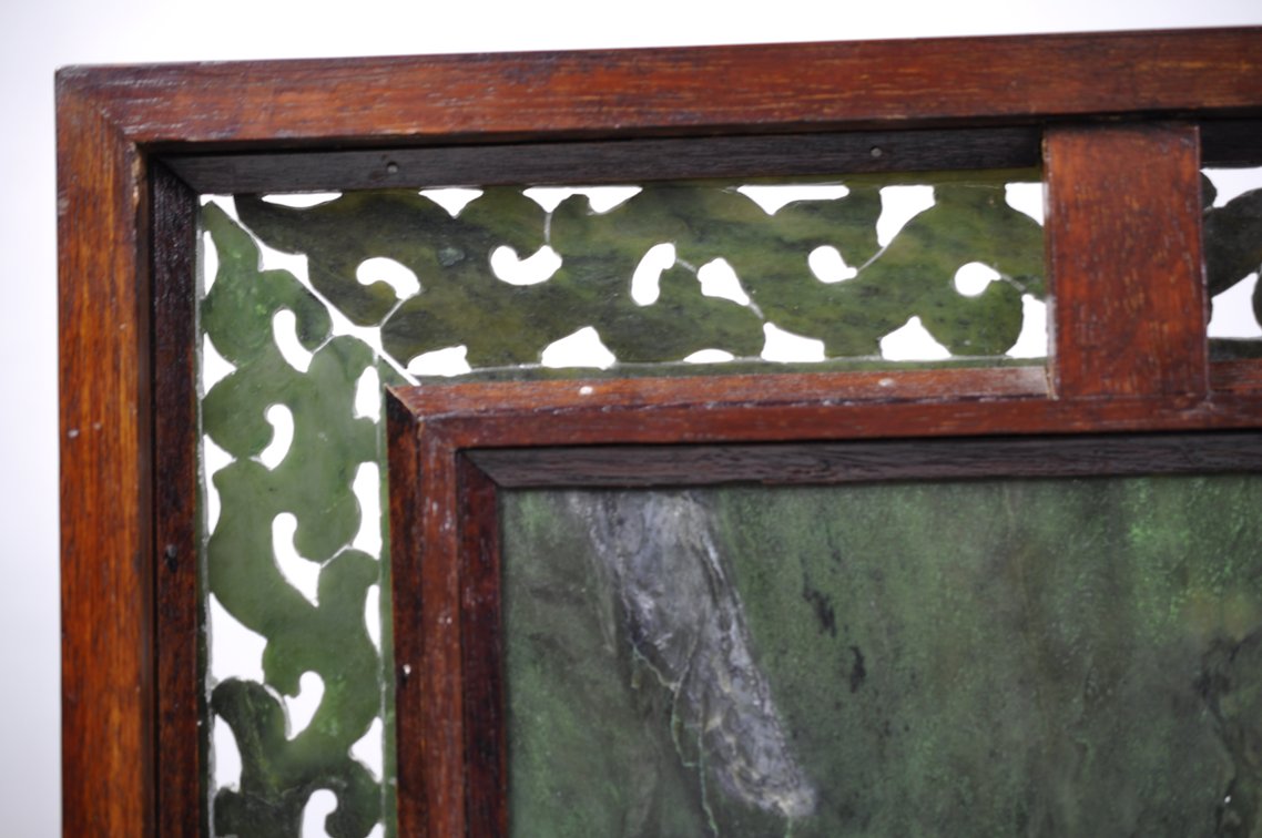 Jade Table Screens w/ Wood Frames, photo 30 of 32