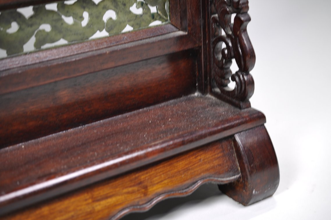 Jade Table Screens w/ Wood Frames, photo 31 of 32