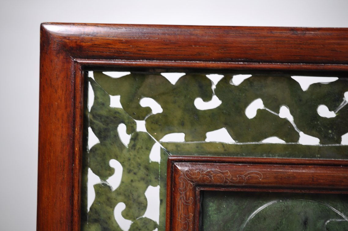 Jade Table Screens w/ Wood Frames, photo 8 of 32
